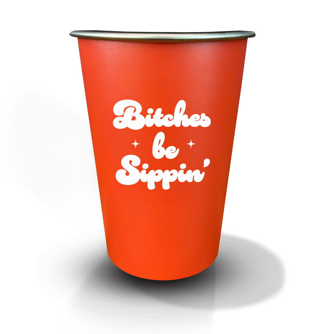 Pint Glass: Salty, Bitches Be Sippin' - Pack of 6