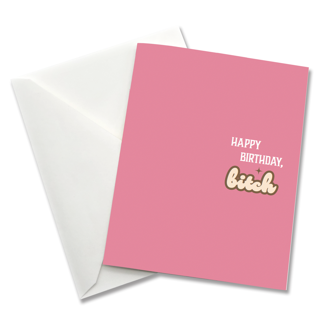 Greeting Card: Salty, Happy birthday bitch - Pack of 6