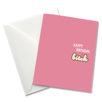 Greeting Card: Salty, Happy birthday bitch - Pack of 6
