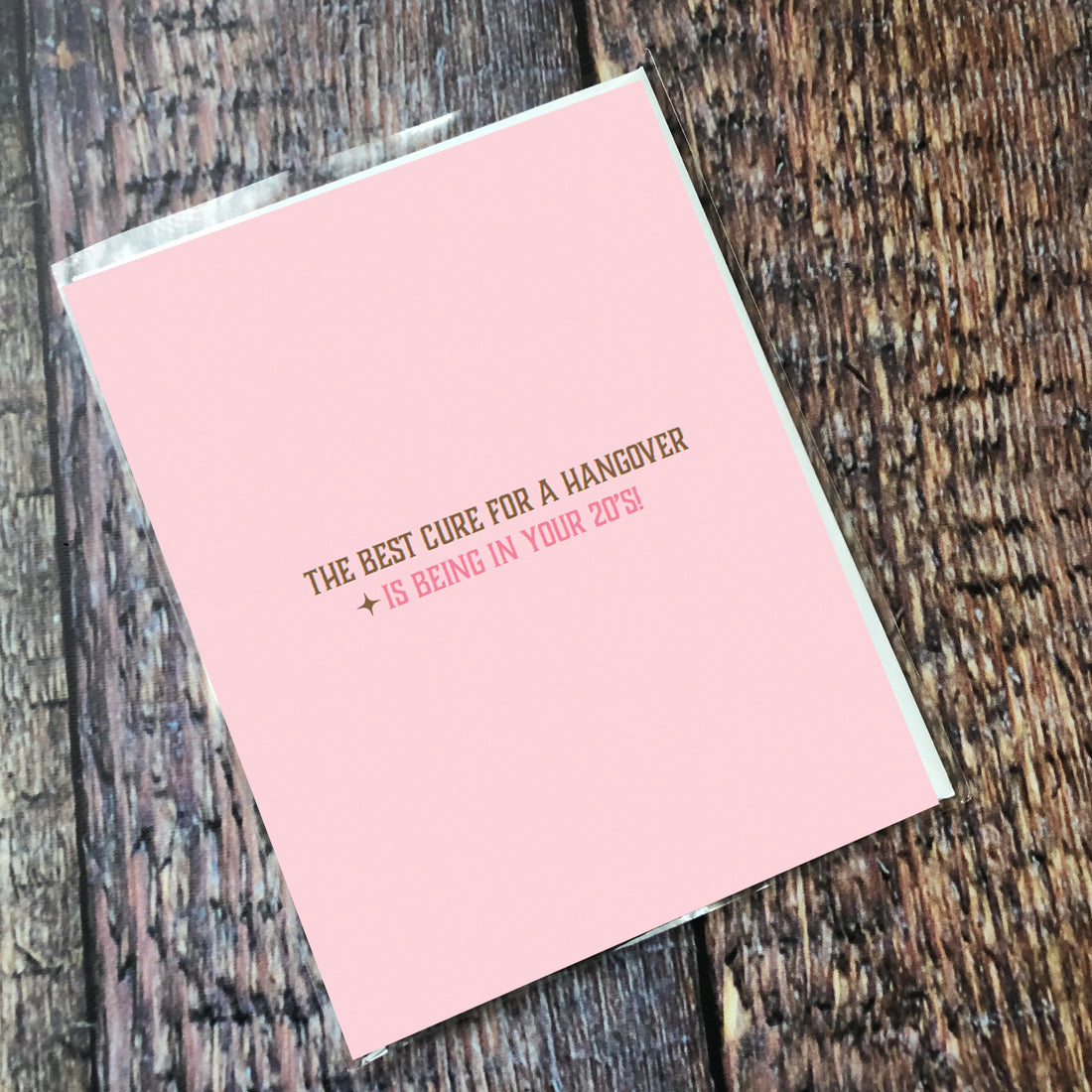Greeting Card: Salty, The best cure for a hangover - Pack of 6