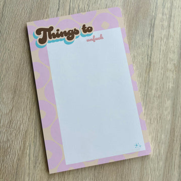 Notepad: Salty, Things to Unfuck - Pack of 6