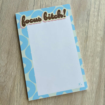 Notepad: Salty, Focus Bitch! - Pack of 6