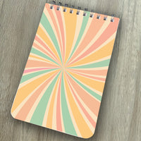 Spiral Top Notepads - Sunburst - Pack of 6