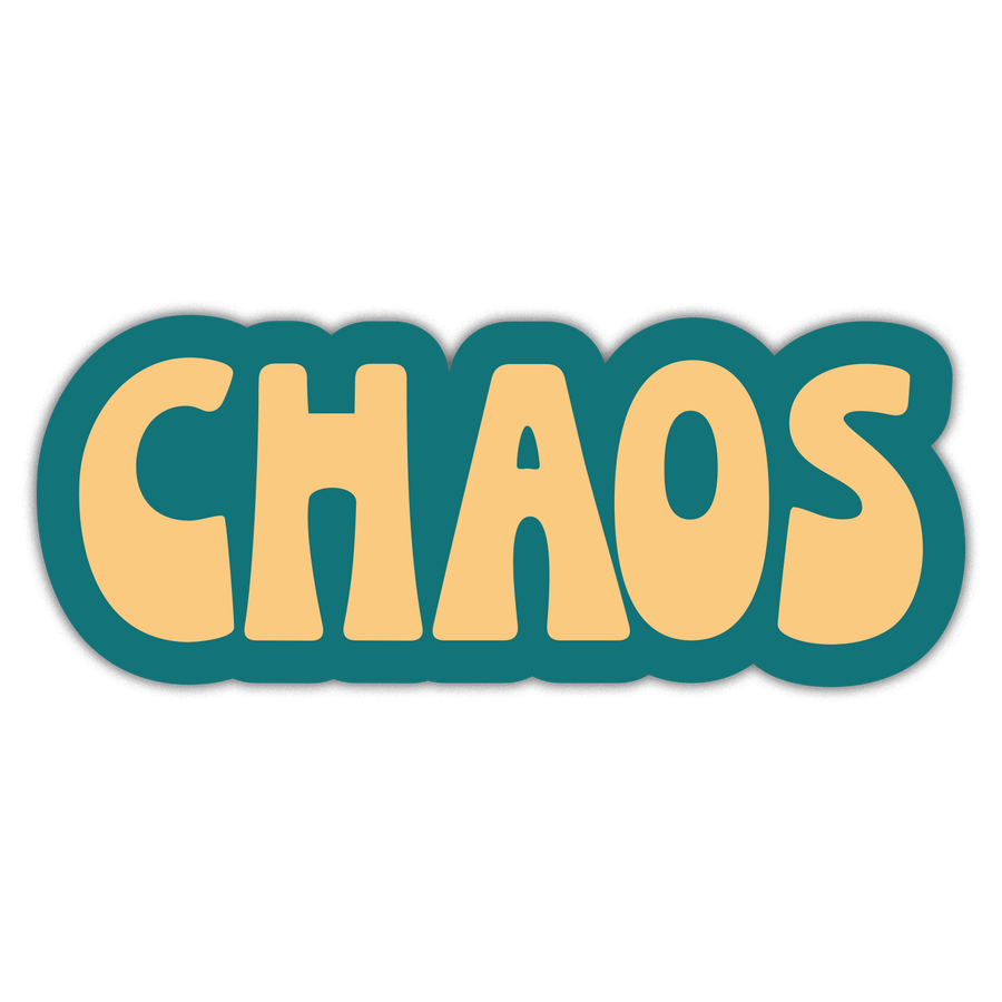 Sticker: Chaos - Pack of 6