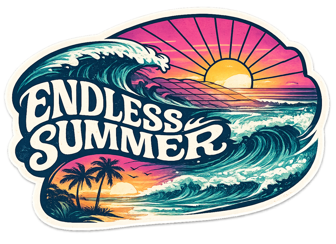 Sticker: Endless Summer - Namedrop - Pack of 24