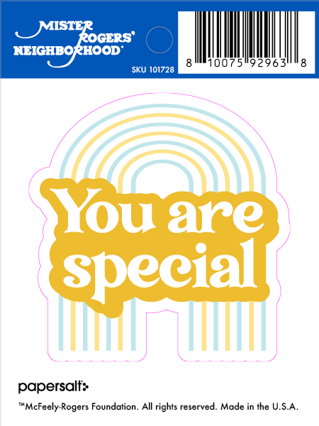 Sticker: Mister Rogers, You are Special