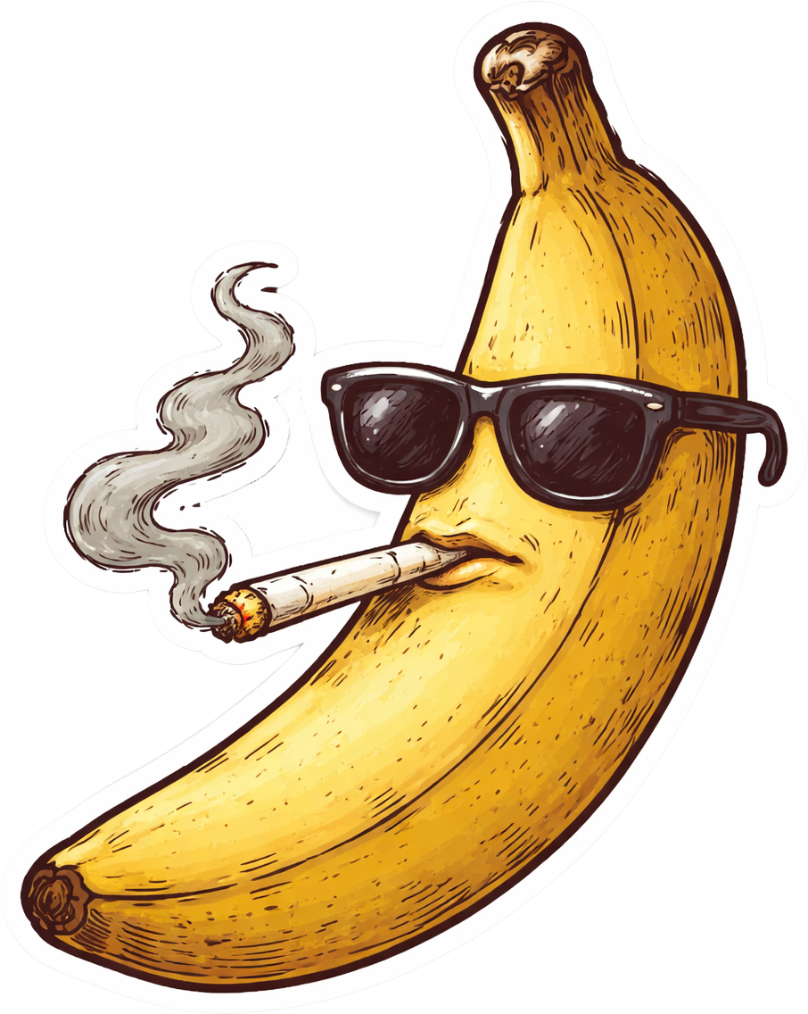 Sticker: Cool Banana Shades
