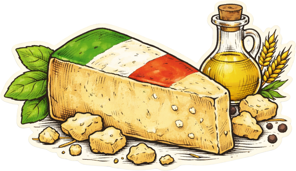 Sticker: Italian Cheese Board - Namedrop