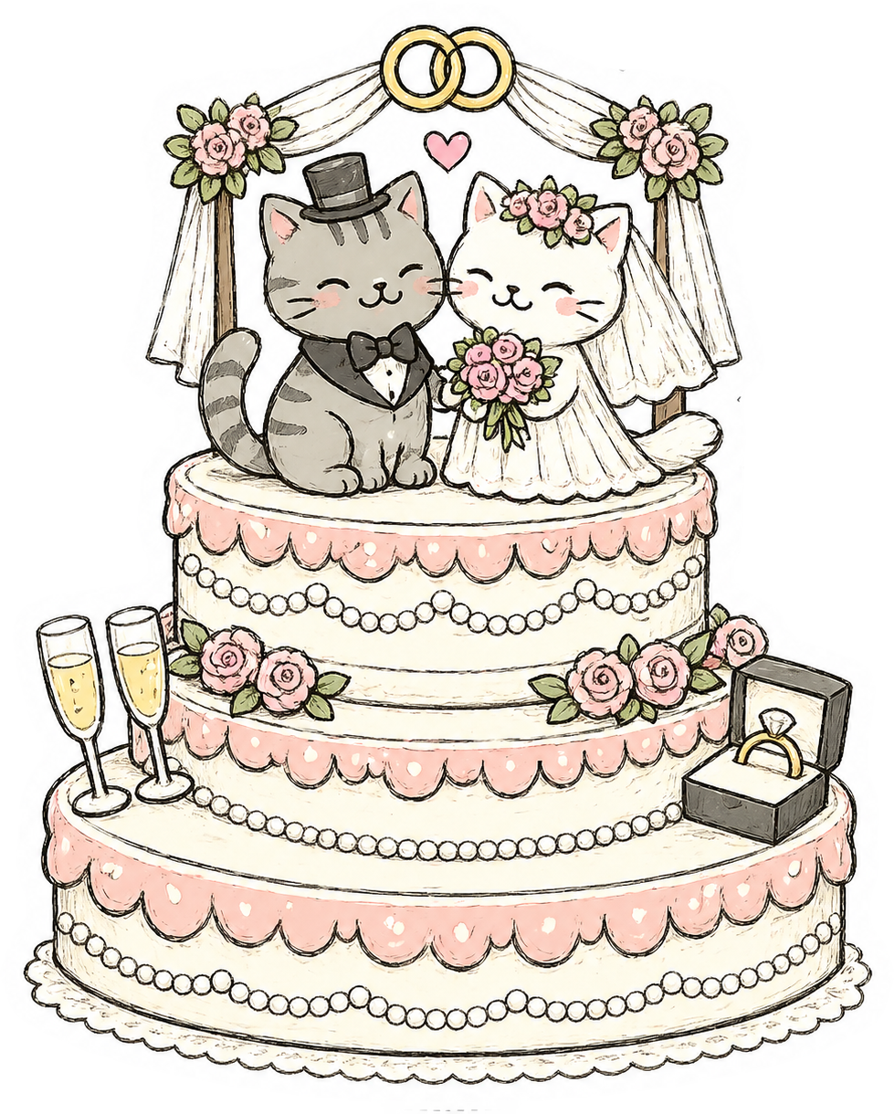 Sticker: Fancy Wedding Cake