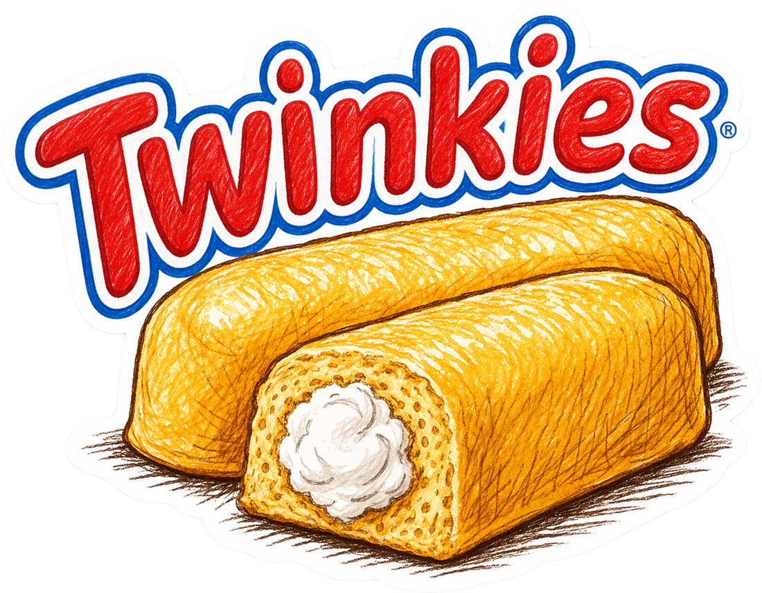 Sticker: Twinkies Golden Snack
