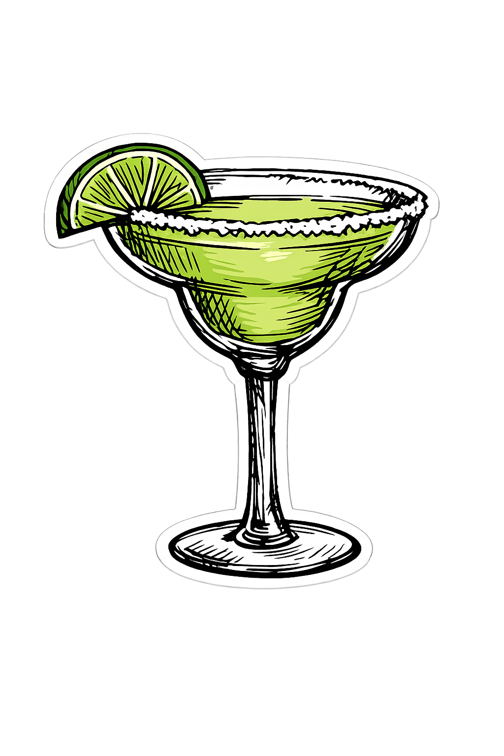 Sticker: Margarita Time