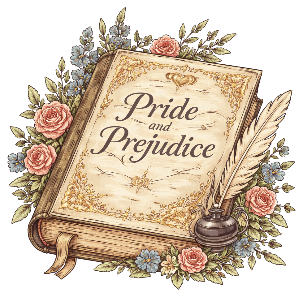 Sticker: Pride and Prejudice - Namedrop