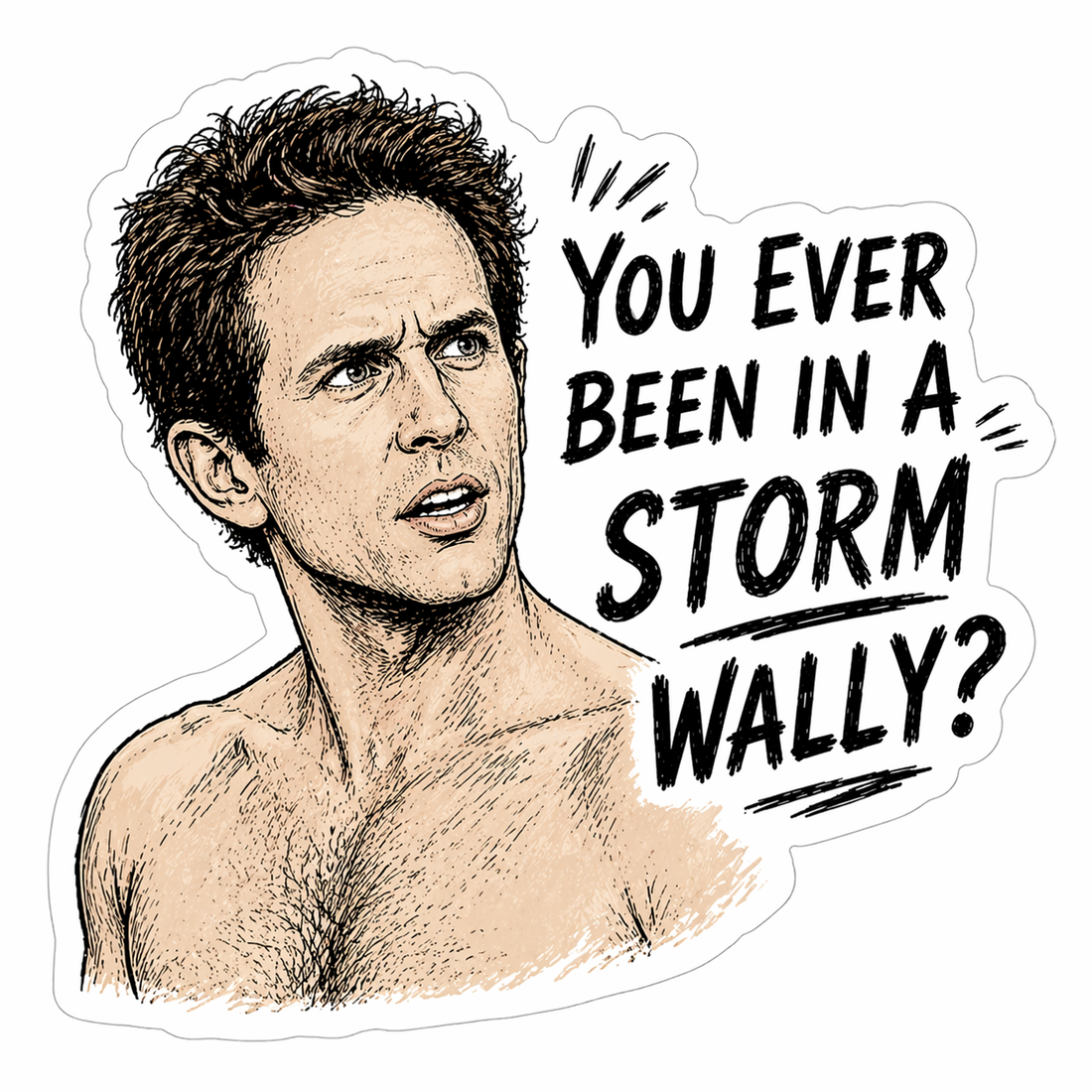 Sticker: Storm Wally Always Sunny
