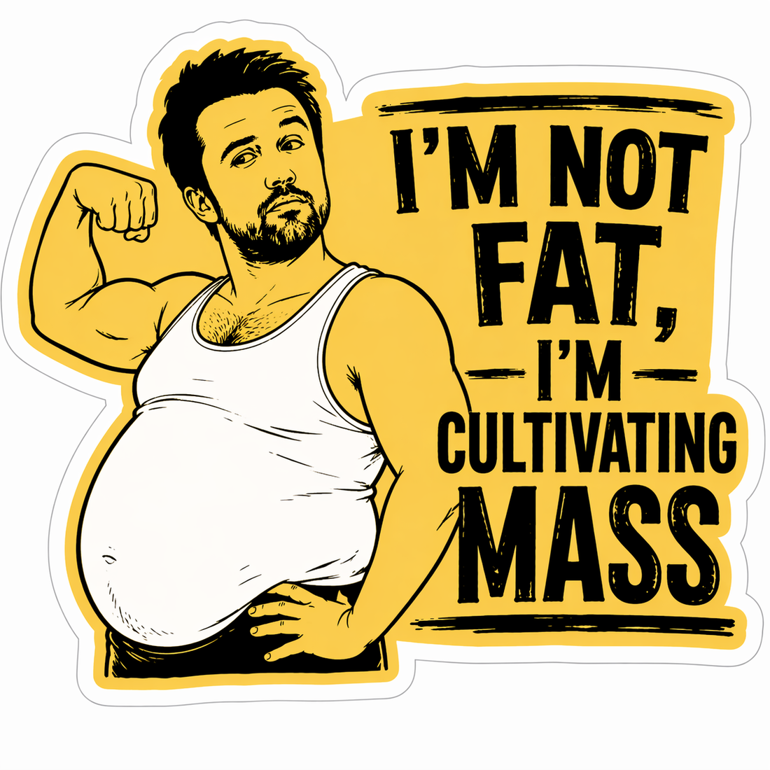 Sticker: I'm Cultivating Mass - Namedrop