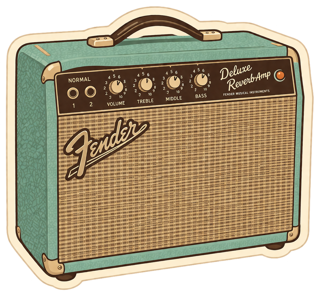 Sticker: Fender Amp - Namedrop