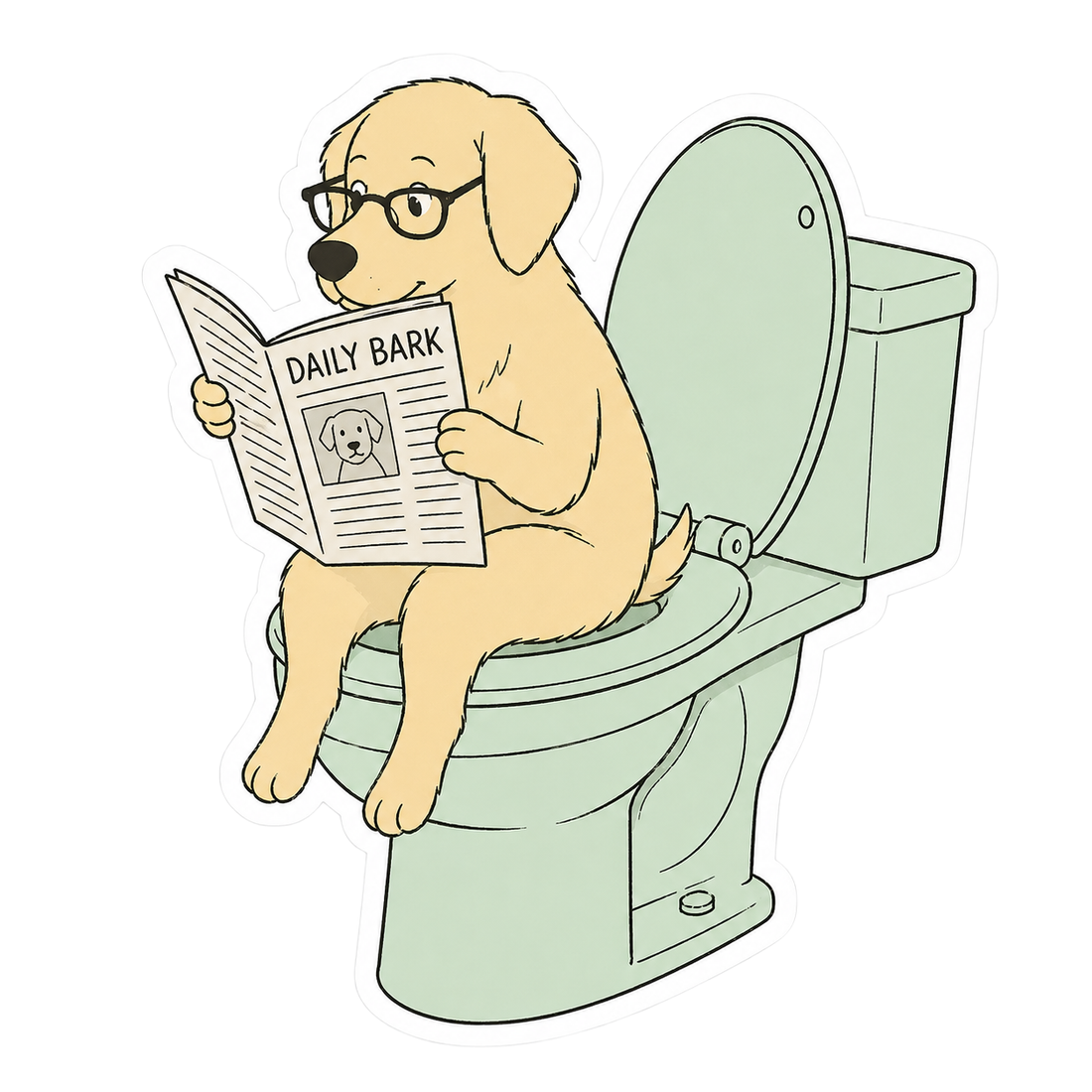 Sticker: Fat Cat on the Throne - Namedrop