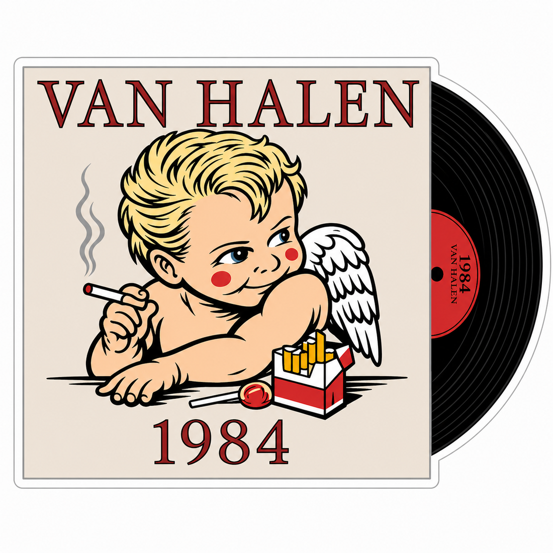 Sticker: Van Halen 1984 - Namedrop