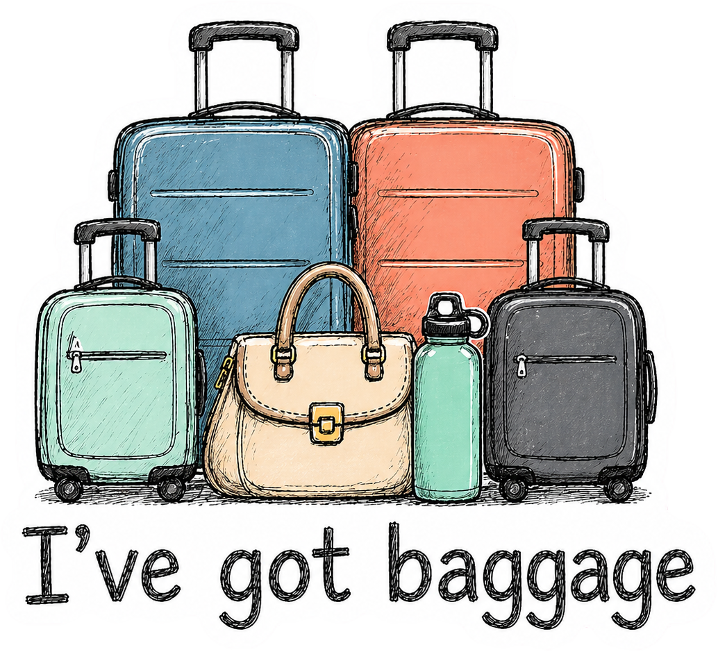Sticker: I've Got Baggage - Namedrop