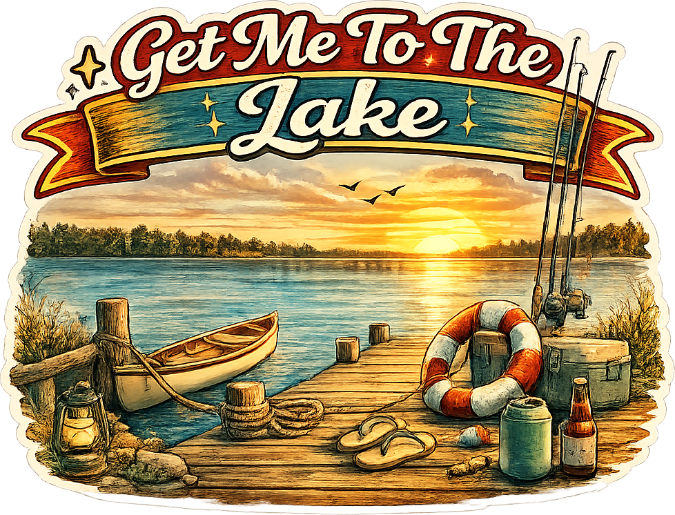 Sticker: Get Me to the Lake