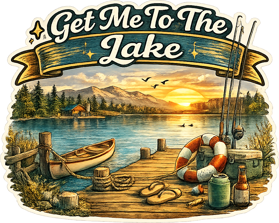 Sticker: Get Me to the Lake II