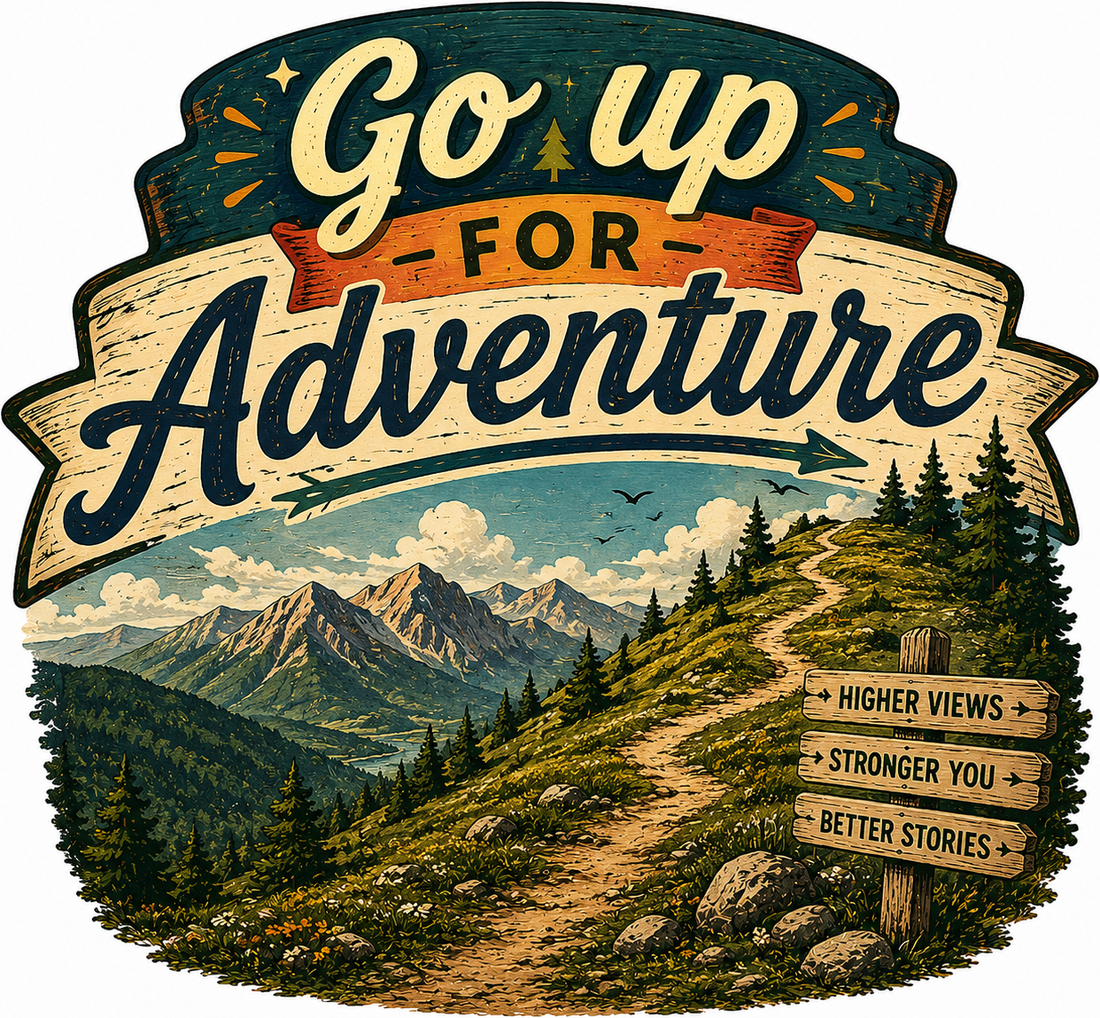 Sticker: Go Up for Adventure