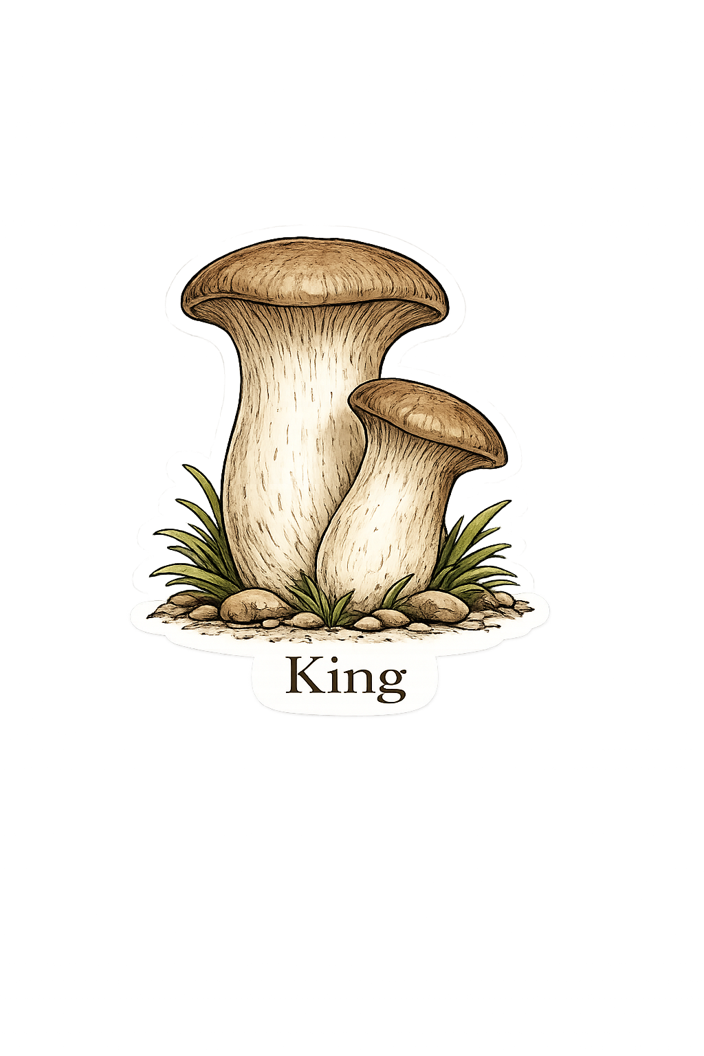 Sticker: King Mushroom