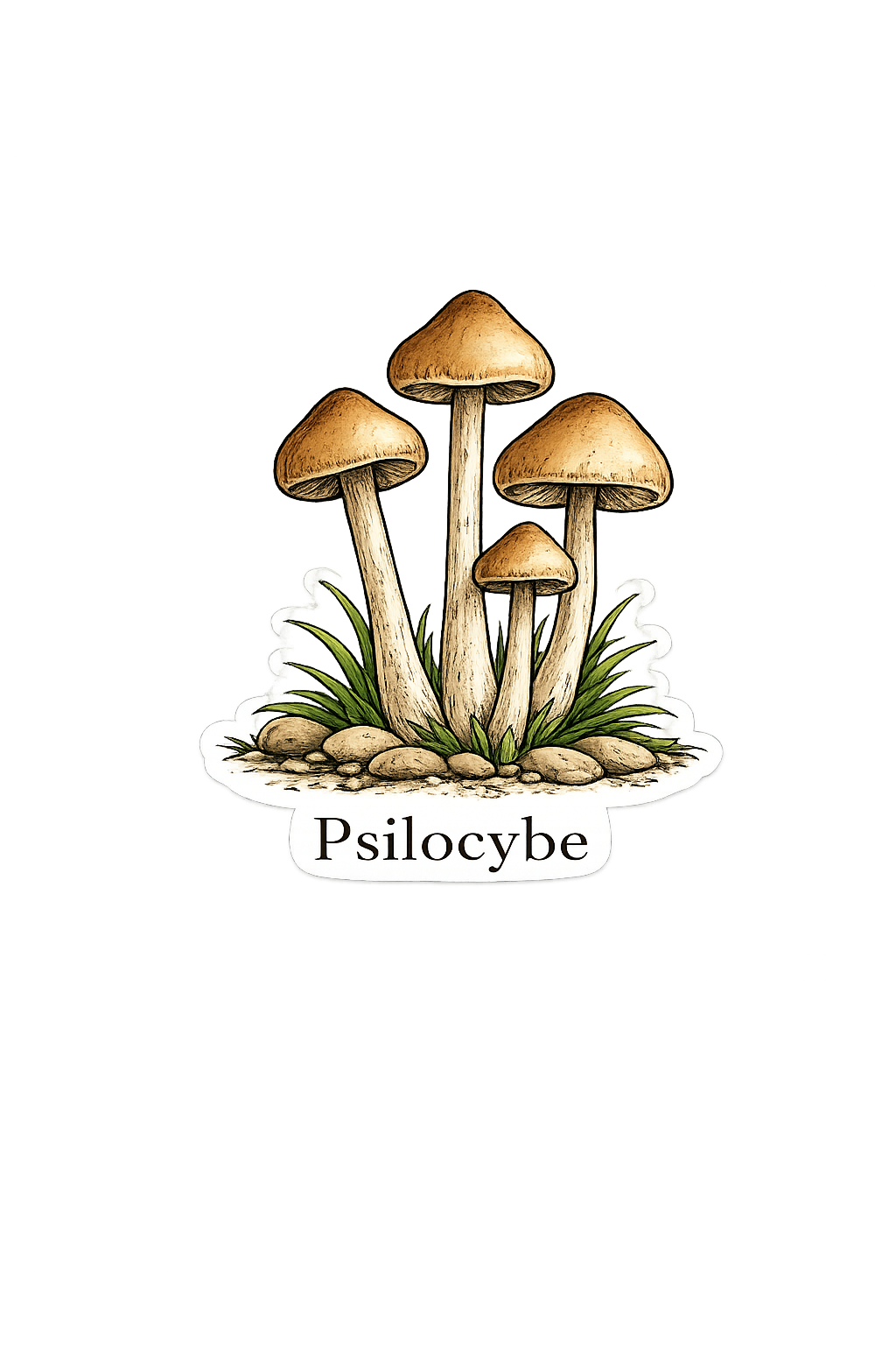 Sticker: Psilocybe Mushroom - Namedrop