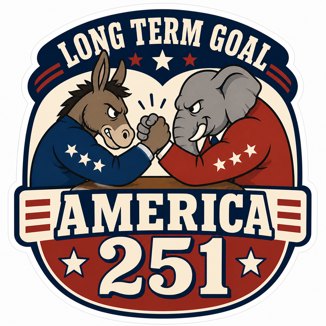 Sticker: Long Term Goal America 251 - Namedrop