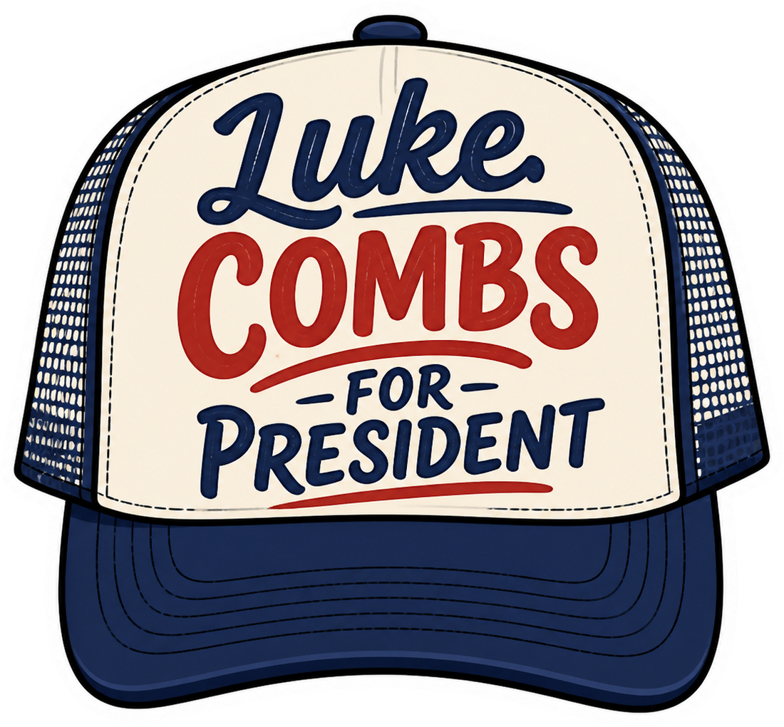 Sticker: Luke Combs for President - Namedrop