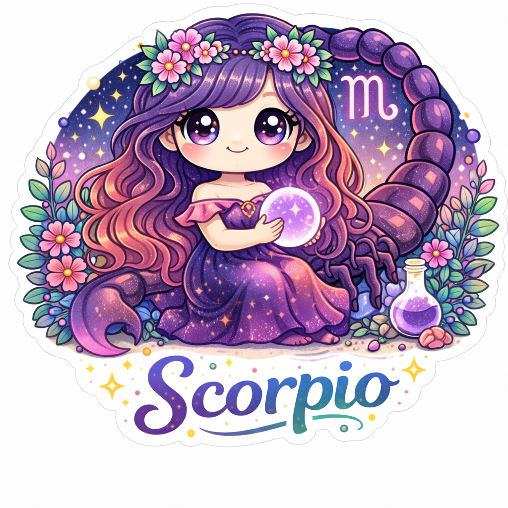 Sticker: Scorpio Zodiac