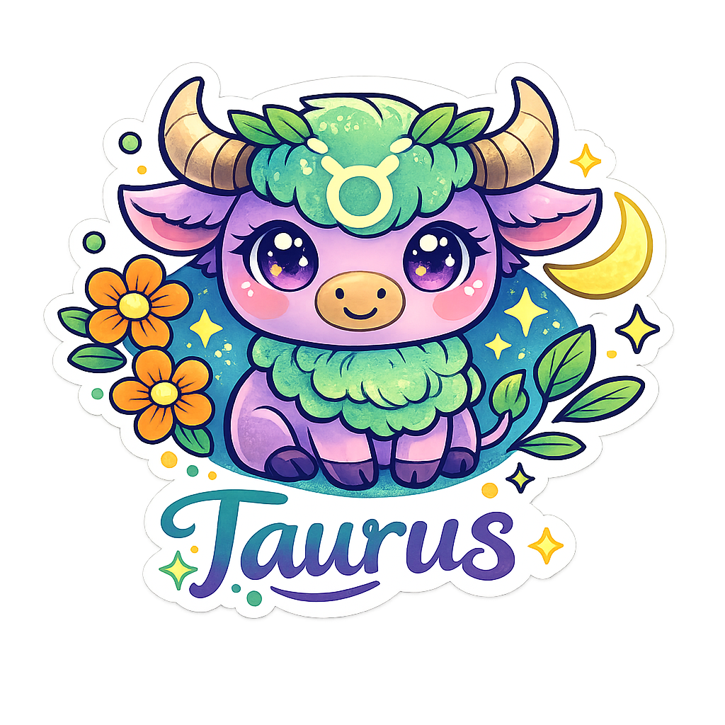 Sticker: Taurus Zodiac - Namedrop
