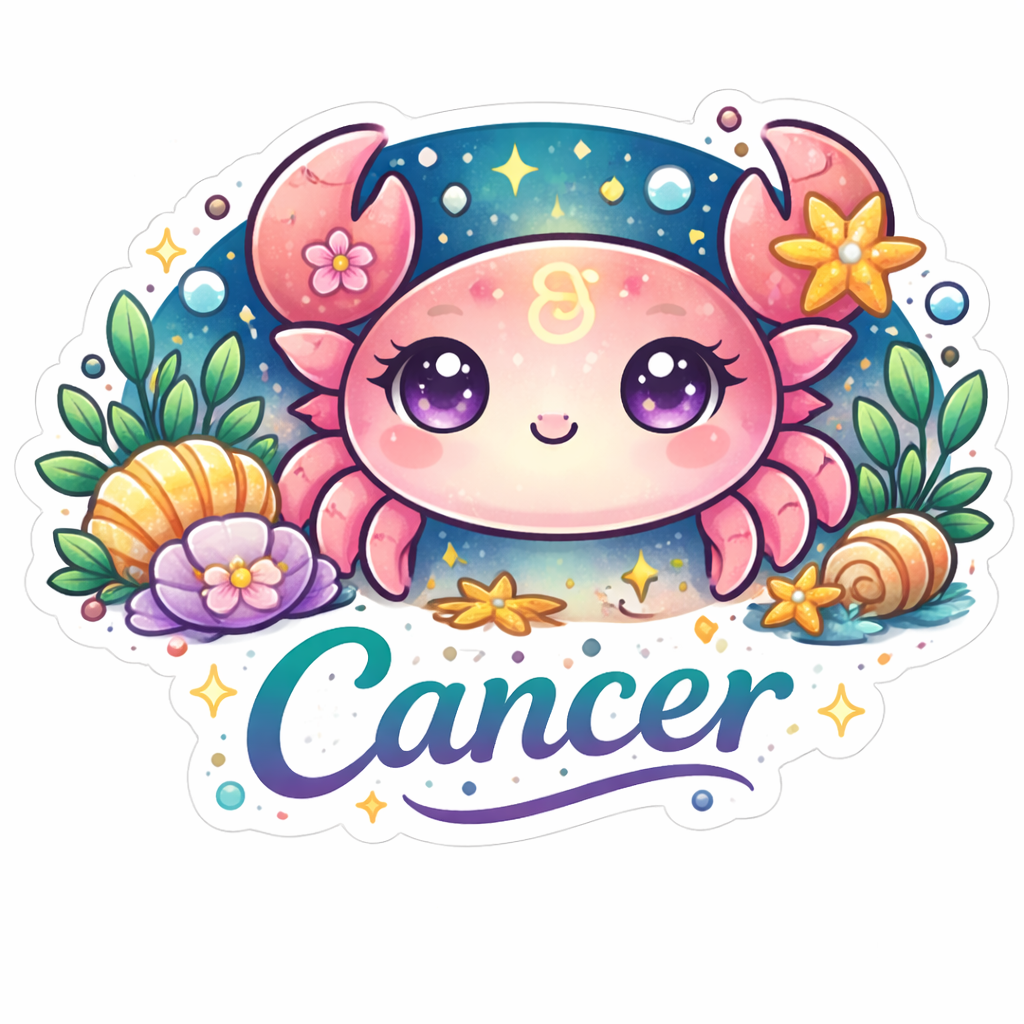 Sticker: Cancer Zodiac - Namedrop