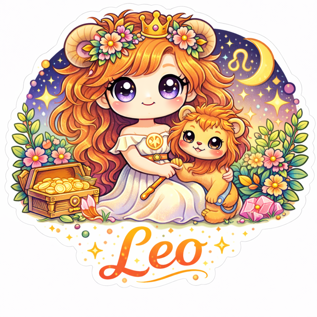 Sticker: Leo Zodiac - Namedrop