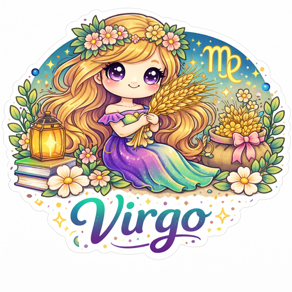Sticker: Virgo Zodiac - Namedrop