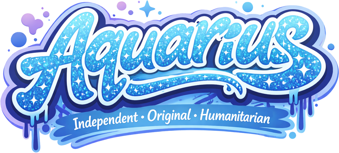 Sticker: Aquarius Drip Style - Namedrop