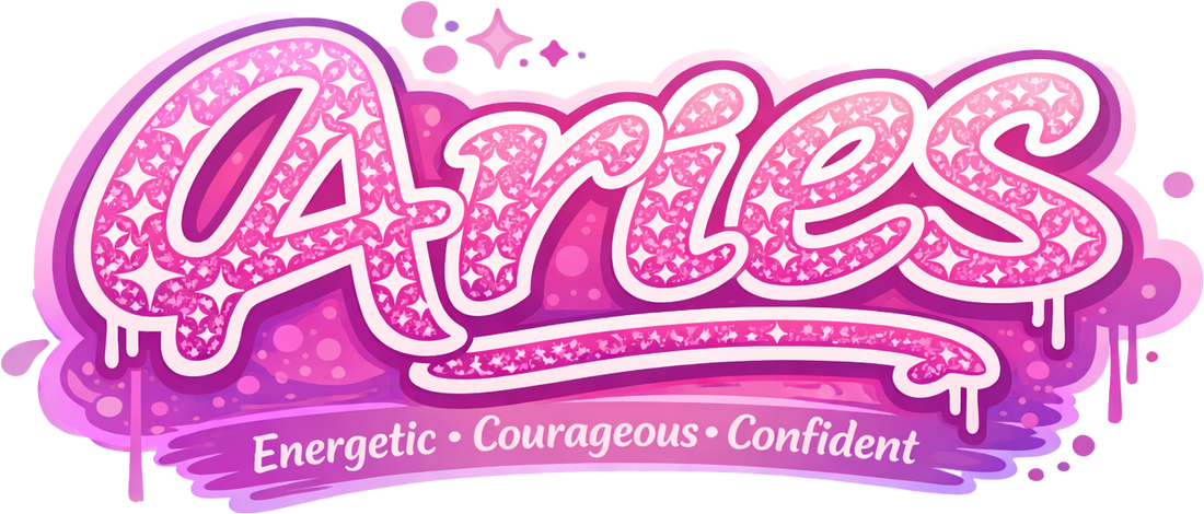 Sticker: Aries Drip Style