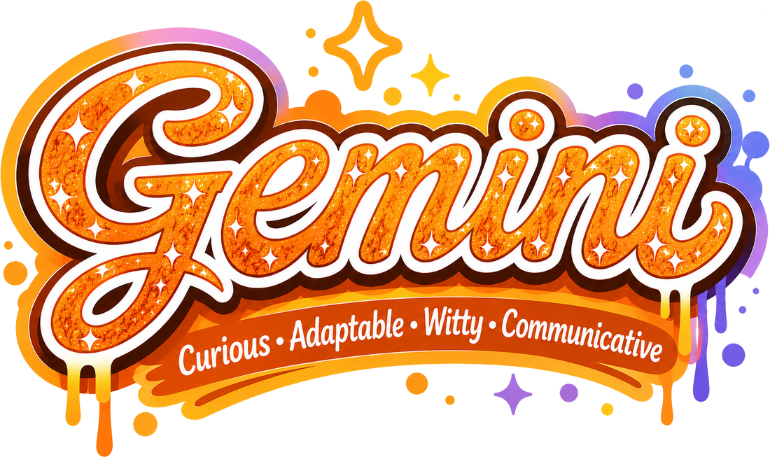 Sticker: Gemini Drip Style