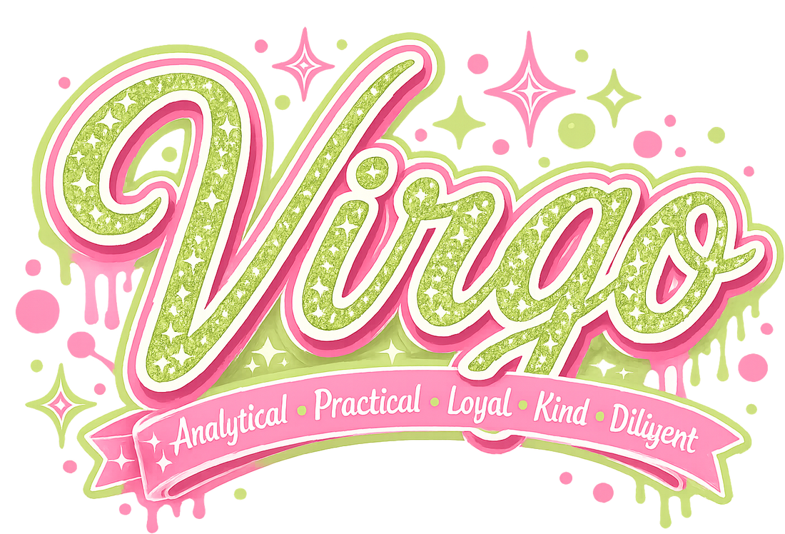 Sticker: Virgo Drip Style