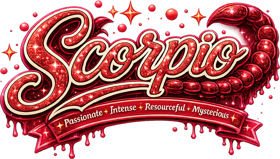 Sticker: Scorpio Drip Style - Namedrop