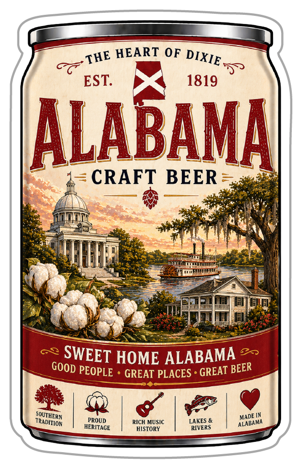Sticker: Alabama Craft Beer