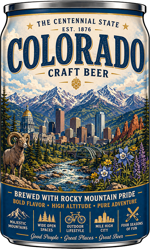 Sticker: Colorado Craft Beer - Namedrop