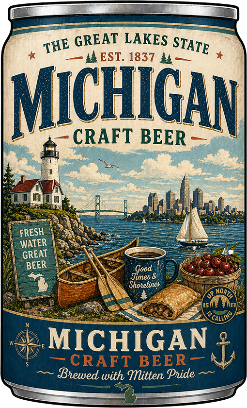 Sticker: Michigan Craft Beer