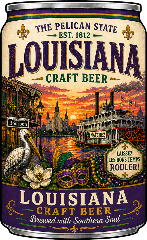 Sticker: Louisiana Craft Beer - Namedrop