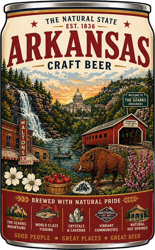 Sticker: Arkansas Craft Beer