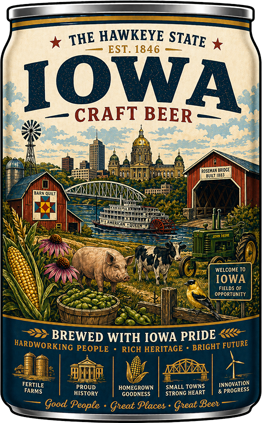 Sticker: Iowa Craft Beer