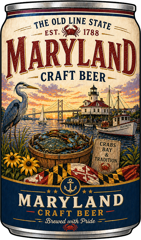 Sticker: Maryland Craft Beer - Namedrop