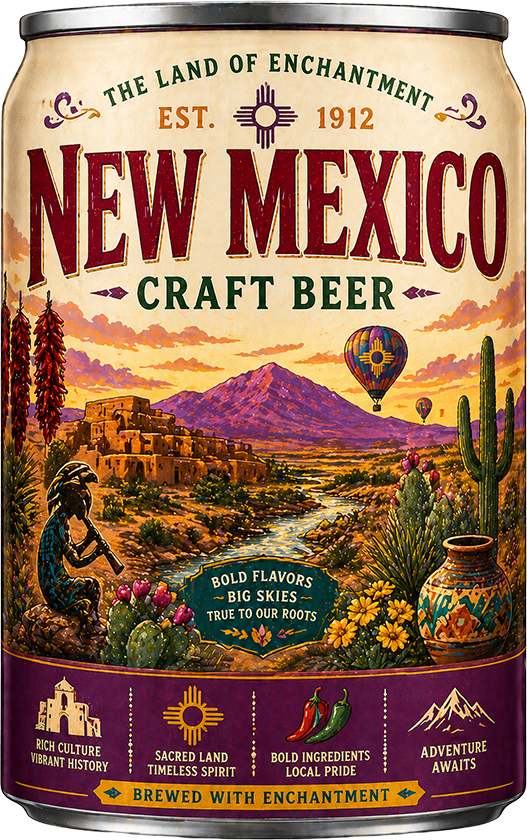 Sticker: New Mexico Craft Beer - Namedrop