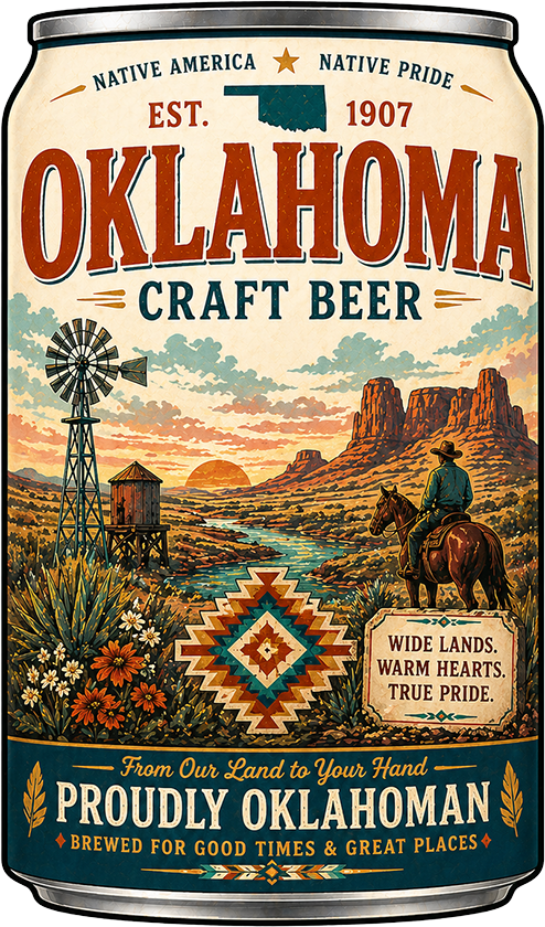 Sticker: Oklahoma Craft Beer - Namedrop