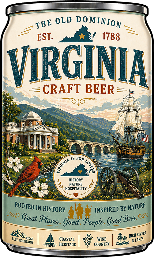 Sticker: Virginia Craft Beer