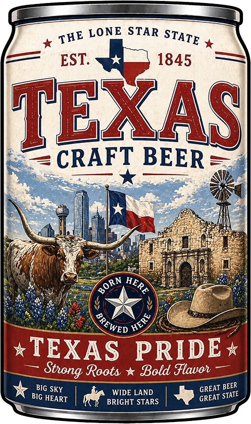 Sticker: Texas Craft Beer - Namedrop